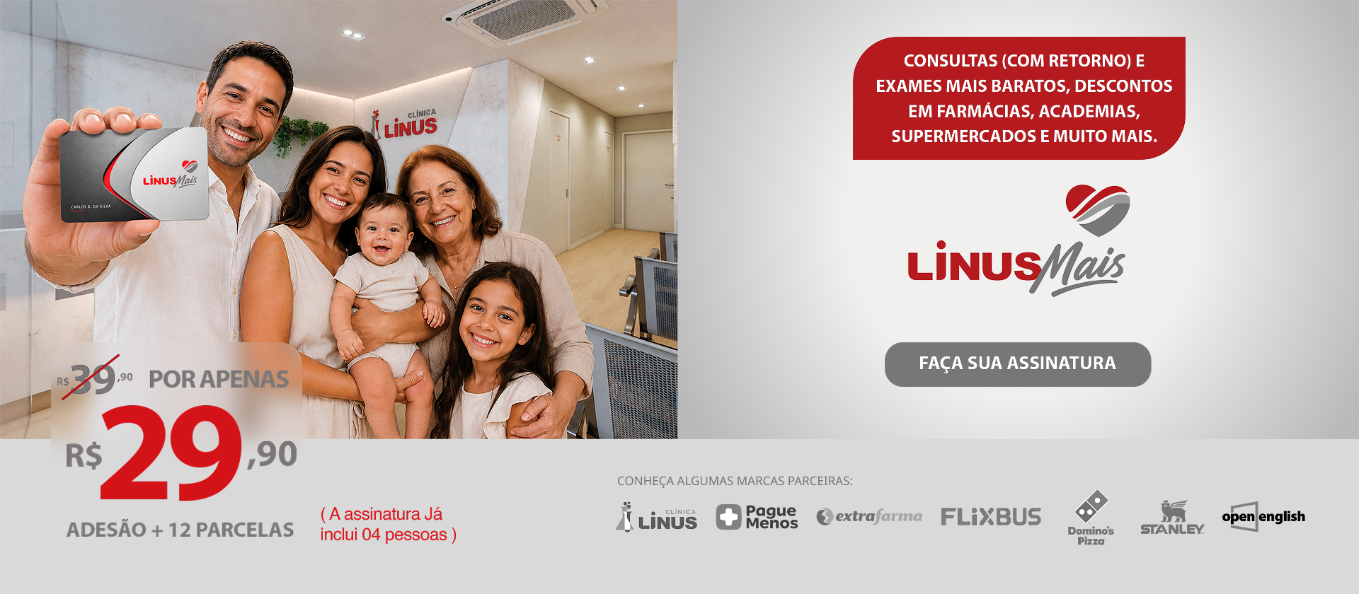 Linus Mais - Consultas com descontos exclusivos