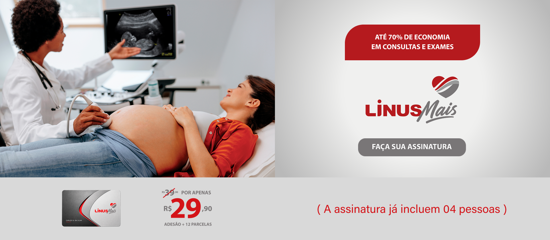 Linus Mais - Exames com até 70% de desconto